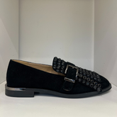 Alma en Pena I250205 Mocassini in Camoscio Donna Black